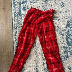 Red Plaid women's Pajama Pants
